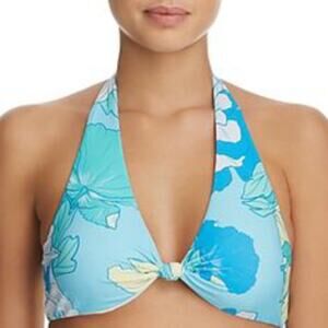 NWT 6 Shore Road Ashbury Poppies Bikini Top Size Small Swimwear